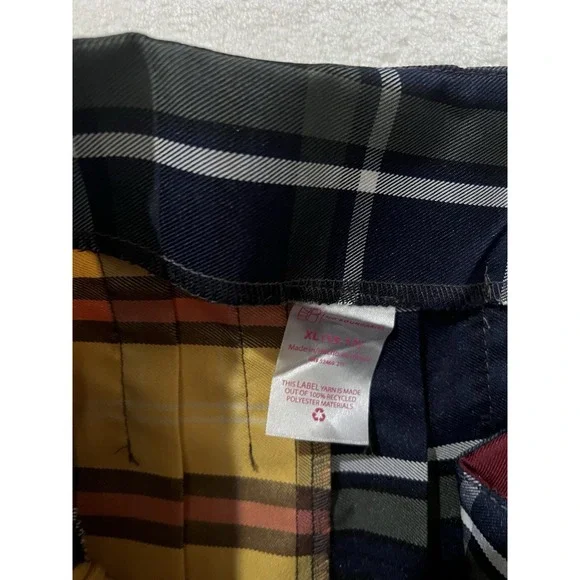 No Boundaries Plaid Pleated Skirt Color Block Mini School Girl Skater XL 15-17‎ - Picture 3 of 3